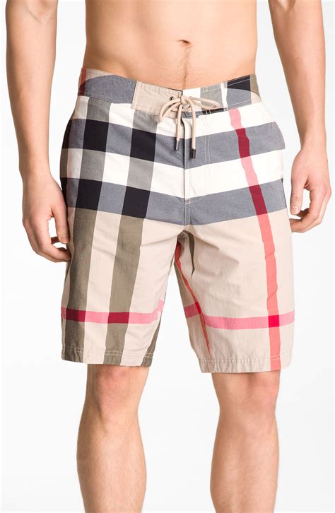 replica burberry shorts|wearing burberry shorts men.